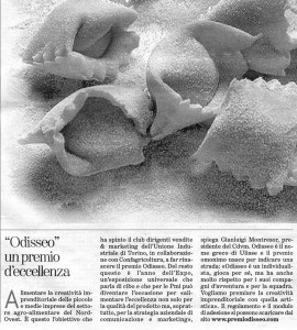 odisseo la stampa un premio d'eccellenza