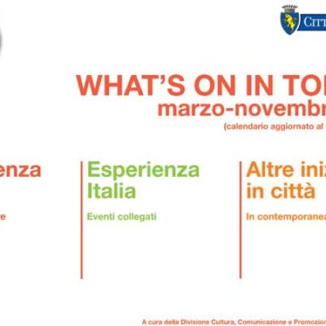 What’s on in Torino — marzo – novembre 2011