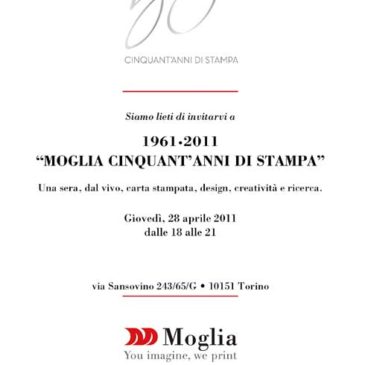 Invito "MOGLIA Cinquant’anni di stampa" — 28 aprile