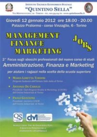 Management Finance Marketing Jobs – 12 gennaio