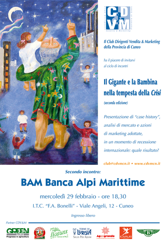 Secondo appuntamento del ciclo di incontri "Il Gigante e la Bambina nella tempesta della Crisi" – CDVM della Provincia di Cuneo