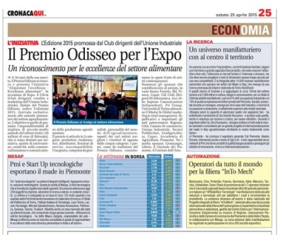 Rassegna stampa Premio Odisseo 2015