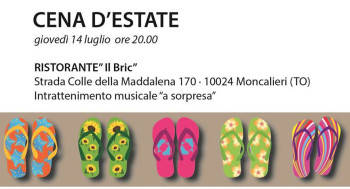 Cena d’estate – 14 luglio