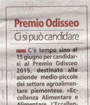 Rassegna stampa Premio Odisseo 2015