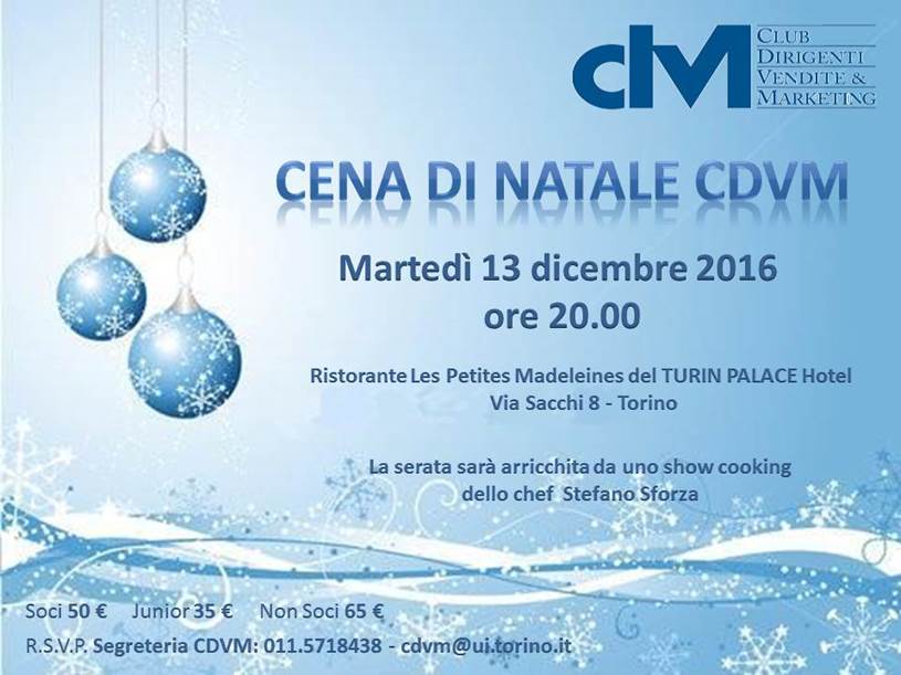 Cena di Natale CDVM 2016