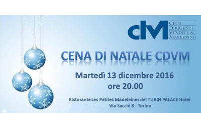 Cena di Natale CDVM – 13 dicembre 2016