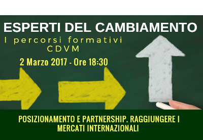 Foto evento: Posizionamento e Partnership. Raggiungere i Mercati Internazionali 9 marzo