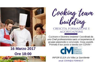 Cooking team building – 16 marzo