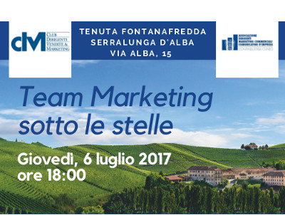 Cena d’Estate – Team Marketing sotto le stelle – 6 luglio