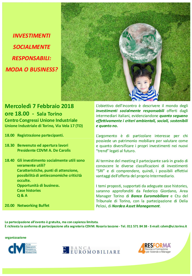 investimenti socialmente responsabili