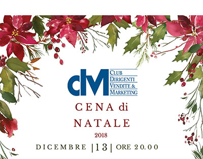 Cena di Natale CDVM – 13 dicembre 2018