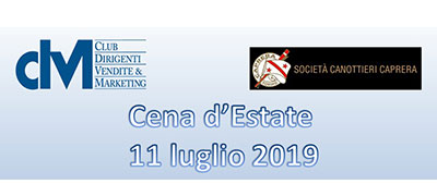 Cena d’Estate CDVM – 11 luglio 2019