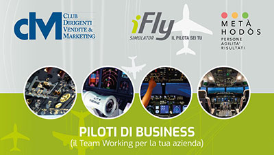 Seminario presso il simulatore di volo di Torino – Team Working “PILOTI DI BUSINESS” – Evento CDVM – 19 settembre 2020