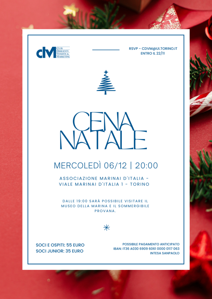 Cena Natale CDVM 2023